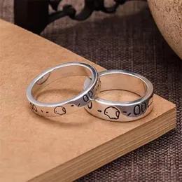 SMPLICY GOLT SKULL Ring luksusowe obrączki ślubne w stylu mody