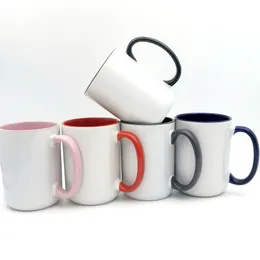 Tazze per sublimazione da 15 once Tazze vuote per tazze da caffè fai-da-te Tazas Para con confezione regalo bianca individuale