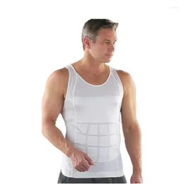 Men's Body Shapers Men&#39;s Shaping Vest Internal Tight Corset Abdomen Slimming Plus Size 2XL Shapewear Tunic Waist Trainer Top