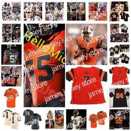 American College Football Wear NCAA Oregon Beavers Costura costurou camisa de futebol Arnez Madison Alex Austin James Rawls Simon Sandberg Tommy Spencer Michael Erhar