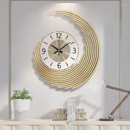 Relojes de pared moderno minimalista creativo reloj sala de estar porche arte personalidad decorativa