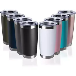 20oz Tumbler Stainless Steel Car Cup With Sealed Lid Powder Coated Water Bottle For Man Travel Bachelorette Water bottles FY4412 ss1220