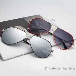 20 Top -Qualit￤t -Designer Sonnenbrille M￤nner Frauen Katze Eye Square Frame Polarisierte UV400 Polaroid -Objektiv Luxus Brillen Unisex Fashion Classic Sun Baiteng