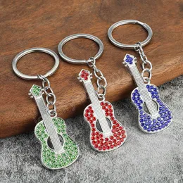 Retro Guitar Blakein Kobiety Kobiety Kluczowe Guitar Guitar Sieciki dla mężczyzn Keyring Wisel Bag Tab