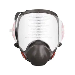 2pcs Protective Film For 3M 6800 Gas Respirator And Full Face Dust Mask Window Shield Painting Spraying Accessories