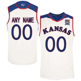 Custom NCAA Kansas Jayhawks College Basketball KJ Adams Zach Clemence Kyle Cuffe Gradey Dick Zuby Ejiofor Wilder Evers Dajuan Harris Cam Martin