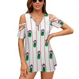 Женские футболки Phanatic Pattern, женские винтажные топы на молнии с сексуальным принтом, футболка с полным принтом Philly Philadelphia Phl