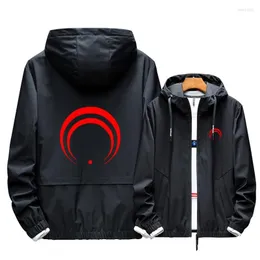 Men's Hoodies Fashion Coat Touken Ranbu Online Cosplay Hoodie Role Taikokane Sadamune Print Zipper Winter Warm Noctilucent Jacket