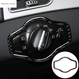 Bilstrålkastare Switch -knapp Frame Cover Trim Sticker för Audi A4 S4 RS4 B8 8K A5 S5 RS5 8T 8F Q5 SQ5 8R Interiörstillbehör
