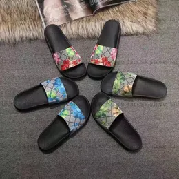 Оптовые мужские женские бренды тапочки классическая цветочная буква летняя пляжная туфель
