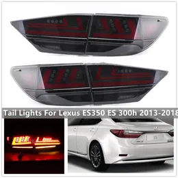 4st LED-baklyktor f￶r Lexus ES350 ES 300H 20 13-20 18 Bakre lampor LED Turn Signal Brake Light Stop Lamp