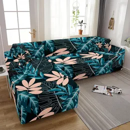 Stol t￤cker elastische soffa t￤cker voor woonkamer flerf￤rgad blad v￤xt tryckele bank hoekbank hoes 1/2/3/4 zitplaatsen