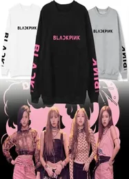 New Blackpink tr￶ja Jennie Jisoo Lisa Rose Pullover Sweatshirt Korea Fashion Sweater7301270