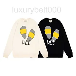 Women's Hoodies & Sweatshirts designer Autumn new G slippers printed pattern lovers long sleeve sweater for men women HLNL