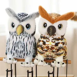 Funny Simulation Owl Plush Doll Soft Stuffed Realistic Owl Plush Toys Cute Bird Toys For Girl Gift Room Decor