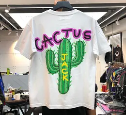 Cactus Astro World T Shirt Men Men Streetwear Style Letni Style krótkie rękawowe Top Tess Tshirt Gunn3534635