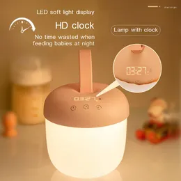 Night Lights LED Light Three-color Adjustable Touch Switch Timing Remote Control USB Charging Portable Baby Bedroom Desktop Decoration