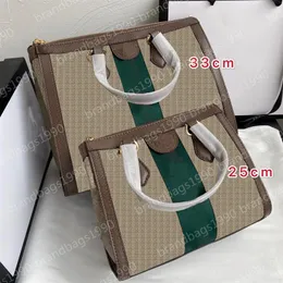 25 33 CM handmade canvas pattern shopping bag ladies large-capacity handbags Paris Top quality handbag fashion retro ethnic style 307y