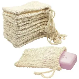 Мыло отшелушивающие сумки натуральная сумка для мыла Рами с шнуркой для пены и сушки качества мыла