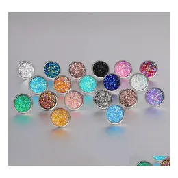 Stud Fashion Imitation Stone Crystal Earring Round Gypsophila Druzy örhängen för kvinnor 16 färger engagemang bröllop smycken gåvor dr dhrti