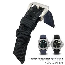 26mm Hight Quality Nylon Fabric New Style Watch Band For Pam985 Stainless Steel Pin Clasp Needle Buckle Waterproof Strap For Men F268e