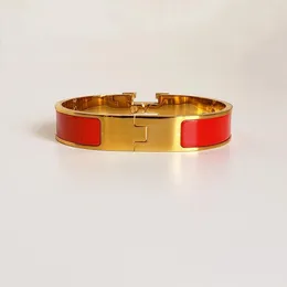 Polsini di alta qualità design di design Bracciale in acciaio inossidabile con fibbia in oro bracciale gioielli moda uomo e donna bracciali polsino 17 colori