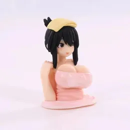 Jouet de décompression Sexy Anime secouant les seins Console tableau de bord intérieur accessoire filles garçons adulte Figure Collection modèle poupée jouets décoration