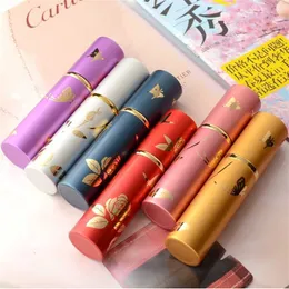 10ml Mini Perfume Refillable Bottle with Spray Scent Pump Portable Travel Aluminum Empty Atomizer Cosmetic Container Best quality