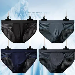 Underpants 2022 Сексуальные краткие мужчины мужские трусы мужские трусы Slik Cuecas masculina homme сетчатой ​​сетчатой ​​сетчатой ​​мужчина Boxershorts Размер L-4xl