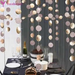 Other Decorative Stickers 4M Twinkle Paper Garland 1st 1 2 3 4 5 18 21st 30 40 50 60 Year Happy Birthday Party Decoration Adult Kids Boy Girl BabyShower 221011