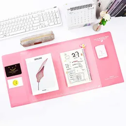 New PVC Product Multifunctional Oversized Computer Desk Pad Mouse Storage Bag Student Writing Board Office Mat