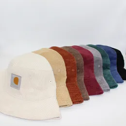 Solidny kolor odcienia bawełniana czapka wiadra szerokie grzbiet hatów kobiety na zewnątrz Hip Hop Fisherman Cap Casual Gorros