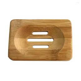 Set di accessori da bagno Portasapone alla moda Portasapone in legno di bambù naturale Scatola portasapone Contenitore per doccia Portaoggetti per bagno di casa M56