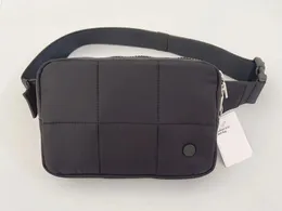 Grid Squited Belt Bag Yoga Sports Shoulder Strap Multifunction Phone Wallet 3 Colors0594