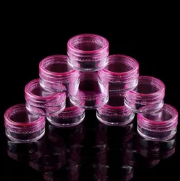 3g 5g Plastic Containers Jar Box Transparent Bottle Empty Cosmetic Cream Jars 3ml 5ml Sample Container