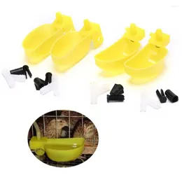 Other Bird Supplies 4 Pcs Drinker Pet Quail Pigeons Water Bowl Poultry Drinking Cup Cages Farm Feeding Equipment