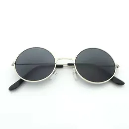 Men's and Women's Quality Sunglasses Fashion round Frame Plain Glasses Sunglasses Women