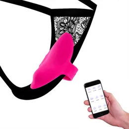 Güzellik Öğeleri Bluetooth Dildo Vibratör Kadınlar İçin Kablosuz Uygulama Uzaktan Kumanda Giyim Titreşimli Külot Sexytoys Çift Seksi Dükkan