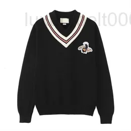 Erkek Sweaters Tasarımcısı Kış Yeni Klasik Evergreen Yün Peluş Örgü V Yastık HARDIGAN DİBİ SWEATER 3708