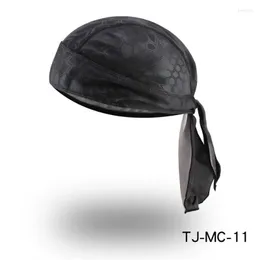 Radfahren Caps Quick Dry Camo Cap Kopf Schal Laufen Reiten Bandana Kopftuch Ciclismo Pirate Hut Kapuze Stirnband Ausrüstung