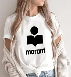 Summer Marant Tshirt Women Oversized Cotton Harajuku T Shirt Oneck Femme Causal Tshirts Fashion Brand Loose Tee263C8033386