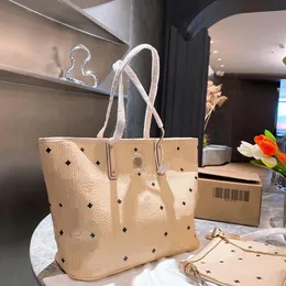 Moda feminina bolsa de mão de designer com estampa de letra bolsa de ombro de alta qualidade versão com zíper sacolas de compras conjunto de duas peças Wf21269V