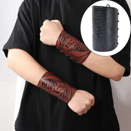 Bangle Leather Armband Wolf Wrist Guard Cuff för rollspel 2023