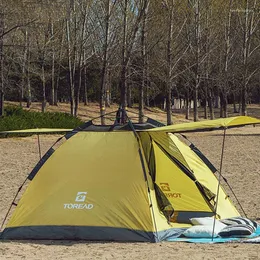 الخيام والملاجئ Ultralight Beach Tent Survival Exhiping Equipment Travel Sun Shelter Trendas de Campismo Outdoor Atmes