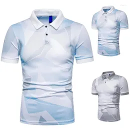 Männer Polos Marke Kreative Kurzarm Persönlichkeit Casual Mode Business Druck Polo Sommer Herren Kleidung Para Hombre