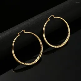 Boucles d'oreilles créoles plaqué or cercle afrique bijoux de mariage éthiopien mariée nigéria congo arabe boucle d'oreille femmes