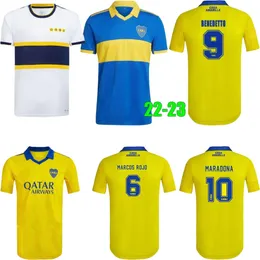 22 23 Boca Juniors Soccer Jerseys Home Villa Saio Medina Away Varela Third Men Benedetto Saio Pavon Camisa Football Shirt