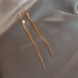 Lange Quaste Ohrringe Frauen Hochzeit Boho Münze Große Baumeln Koreanische Ohrringe Schmuck Anhänger Ohr Zubehör Weihnachten Geschenk