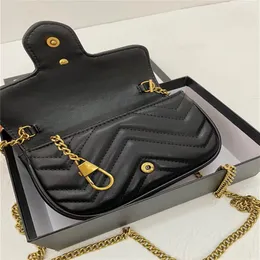 Crossbody Tasarımcı Çanta Felicie Pochette Tasarımcıları Çantalar Omuz Çantası Mini Zincir V Desen Kadınlar Lüksler Çapraz Vücut 2021 Toptan239L