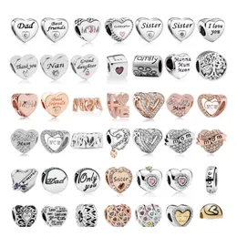 Charms 925 Sterling Sier Sisters Friend Beads Fit Pandora Charm Bracelet Diy Womens Jewelry Making Fashion Drop Delivery Findings Com Dhanj